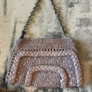 ZARA Lilac Purple Chain Handbag